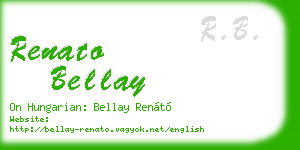 renato bellay business card
